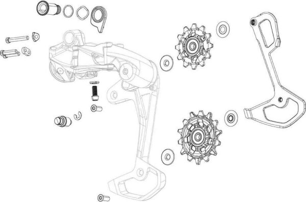 SRAM Käfig Set für XX Eag