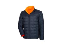Motion Tex Viz Plus Warnschutzjacke neonorange / marineblau, Gr. XXL