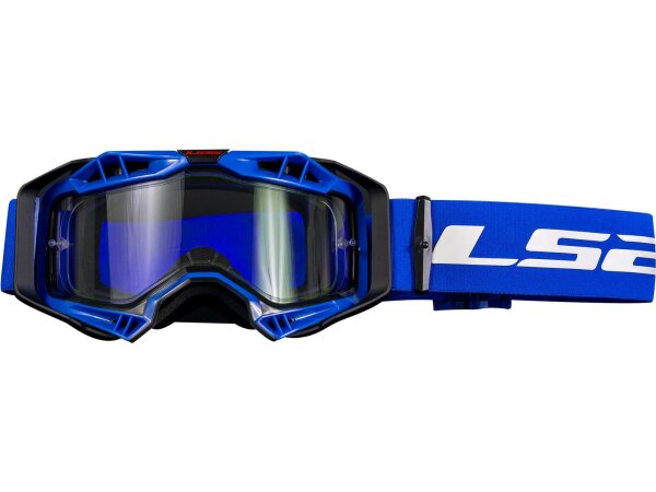 LS2 Crossbrille "Aura Enduro"  schwarz / blau