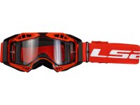 LS2 Crossbrille "Aura Enduro"  schwarz / rot