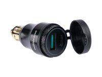 INTERPHONE Adapter 12 V-Adapter mit DIN-Stecker USB-A und USB-