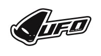 UFO PLAST Aufkleber Alien Kopf und Schriftzug schwarz /...