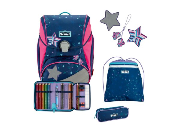 Scout Schulranzen Set Pretty Star Alpha Set