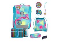 Scout Neo Set Safety Light Happy Rainbow Schulranzen Set