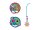 Scout Neo Set Safety Light Happy Rainbow Schulranzen Set