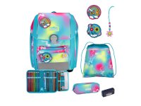 Scout Genius Set Safety Light Happy Rainbow Schulranzen Set
