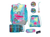 Scout Alpha Set Safety Light Happy Rainbow Schulranzen Set