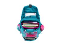 Scout Alpha Set Safety Light Happy Rainbow Schulranzen Set