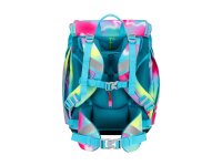 Scout Alpha Set Safety Light Happy Rainbow Schulranzen Set