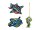 Scout Alpha Set LED Planets Schulranzen Set