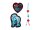 Scout Genius Set LED White Unicorn Schulranzen Set