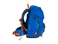Scout Alpha Set Superflash Blue Dino Schulranzen Set