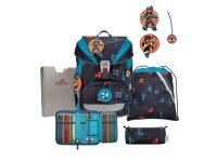 DerDieDas Schulranzen Set  ErgoFlex Set Ninja Fighter
