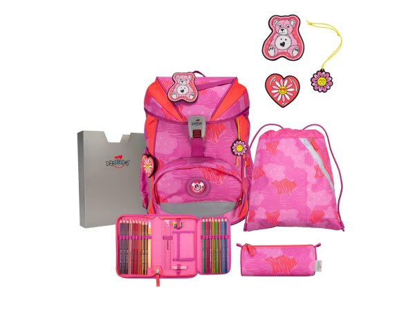 DerDieDas Schulranzen Set  ErgoFlex Set Roses