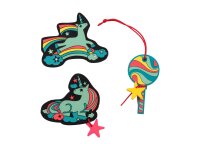 DerDieDas Schulranzen Set ErgoFlex Tiny LED Set Rainbow Star