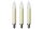 Schaftkerze 12V/3W elfenb.3er