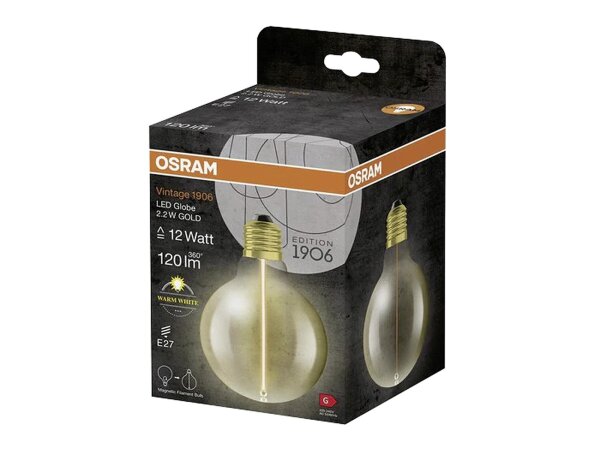 OSR LEDMG GB 2,2W E27 2700K gd