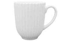 Kaffeebecher Relief weiß 2er