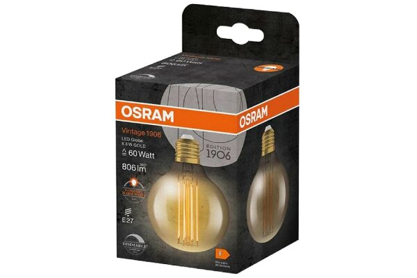 OSR LED-F GB 8,8W E27 2200K gd