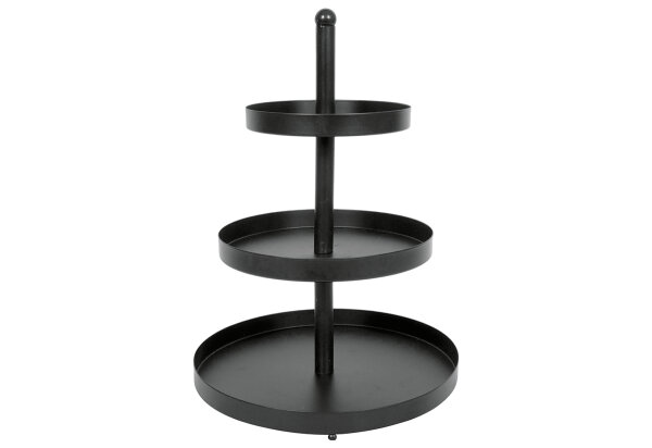 Etagere 3stufig schwarz