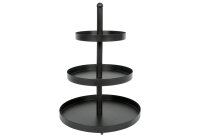 Etagere 3stufig schwarz