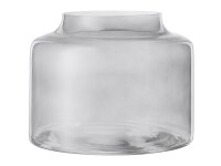 BOHEMIA Vase H 16cm Ø21cm grau