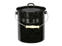 Mülleimer 3l m.D. sw-wss gesp.