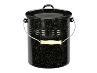 Mülleimer 5l m.D. sw-wss gesp.