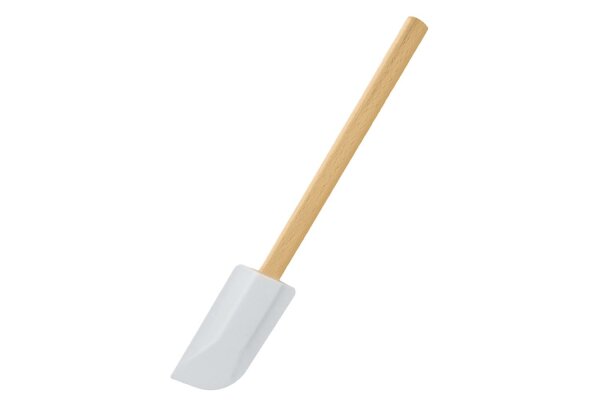 Teigschaber mit Holzgriff 27cm