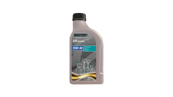 COREXX Motoröl GTE SAE 15W-40, mineralisch, Spezifikationen / E
