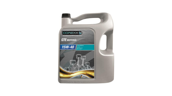COREXX Motoröl GTE SAE 15W-40, mineralisch, Spezifikationen / E