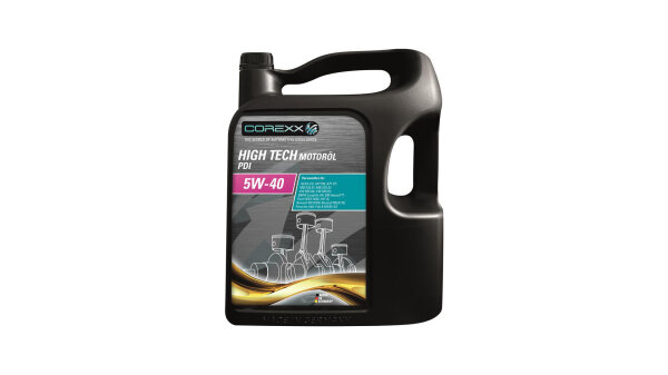 COREXX Motoröl High Tech PDI SAE 5W-40, HC-Synthese (Hydro-Crac