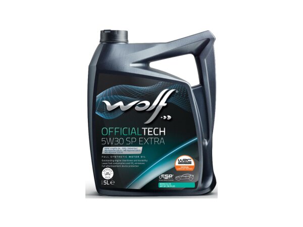 WOLF Motoröl OfficialTech SP-Extra SAE 5W-30, HC-Synthese, Frei