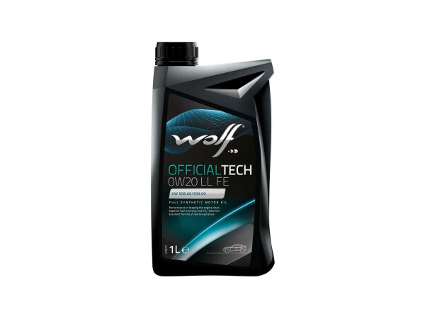 WOLF Motoröl OfficialTech LL FE SAE 0W-20, HC-Synthese, Freigab