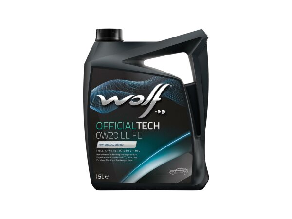 WOLF Motoröl OfficialTech LL FE SAE 0W-20, HC-Synthese, Freigab
