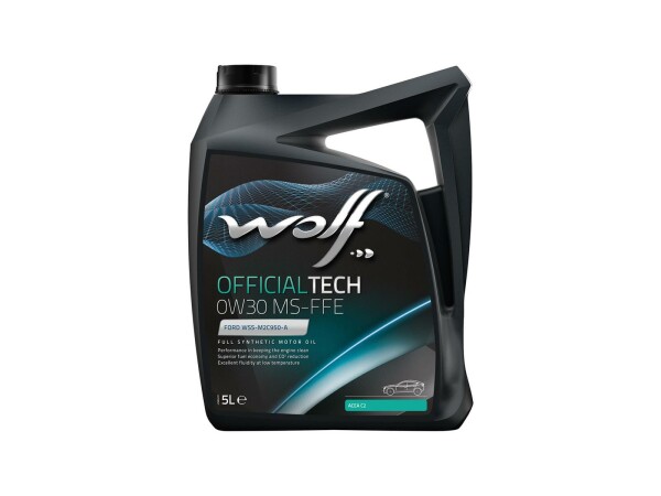 WOLF Motoröl OfficialTech MS-FFE SAE 0W-30, HC-Synthese, Spezif