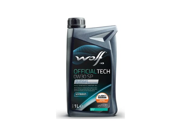 WOLF Motoröl OfficialTech SP SAE 0W-30, HC-Synthese, Freigaben: