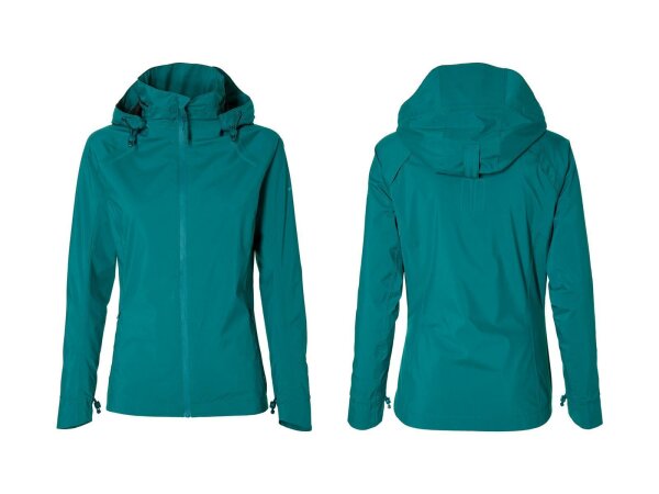 BASIL Regenjacke "Skane Women" Material: 2-lagig l Größe S, teal 