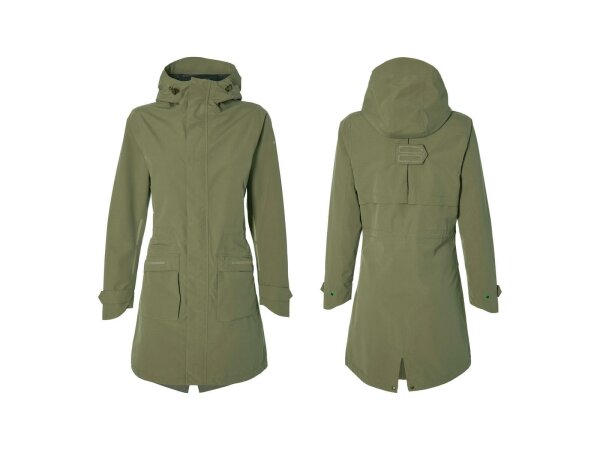 BASIL Regenparka "Mosse Women" Material: 2-lagig l Größe L, olive