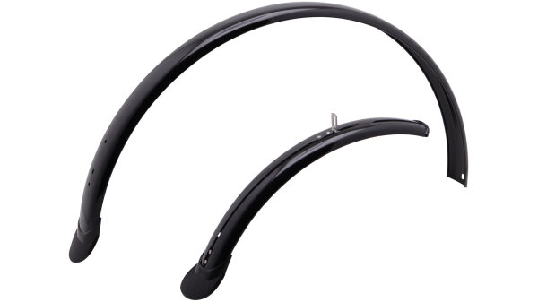 Schutzblechset 20"/26", Inkl. Streben passend für  Metall, schwar