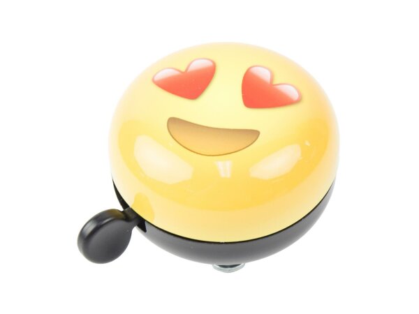 WIDEK Glocke "Ding Dong Emoticons" Stahl, Ø 80 mm, Liebe