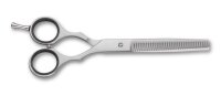 Haarschere Zackenschliff, zweischneidig 7cm Effilierschere