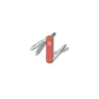 Schweizer Taschenmesser Klein 7 Funktionen Classic SD, 58 mm, Alox Limited Edition 2025, Stone Red