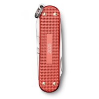Schweizer Taschenmesser Klein 7 Funktionen Classic SD, 58 mm, Alox Limited Edition 2025, Stone Red