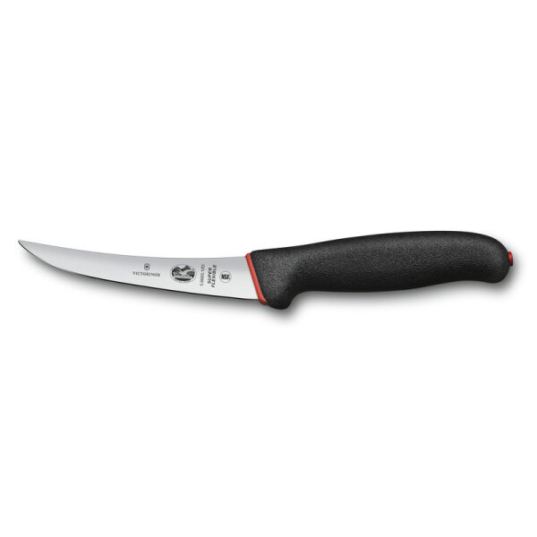 Dual Grip, Ausbeinmesser, 12cm, gerade, super flex, schwarz/rot