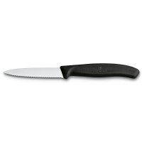 Gemüsemesser 8cm Faltschachtel Schwarz