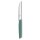 Swiss Modern, Steak & Pizzamesser, 12cm, Wellen, sage