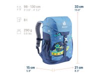 Deuter Kinderrucksack Schmusebär wave-nightblue