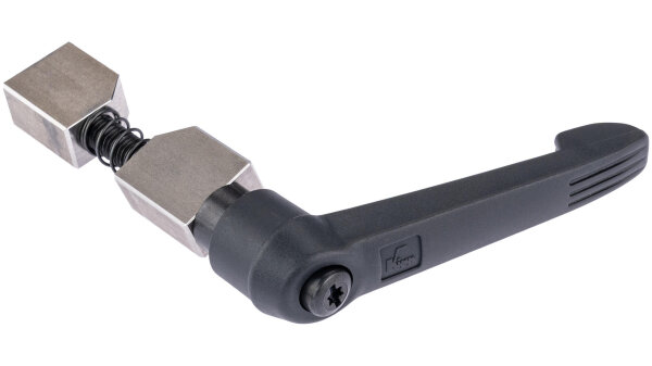 BAHR MODULTECHNIK Klemmhebel Für Aufnahm schwarz / silber