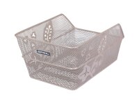 BASIL H.R.-Schultaschenkorb "Cento Flowe nude metallic